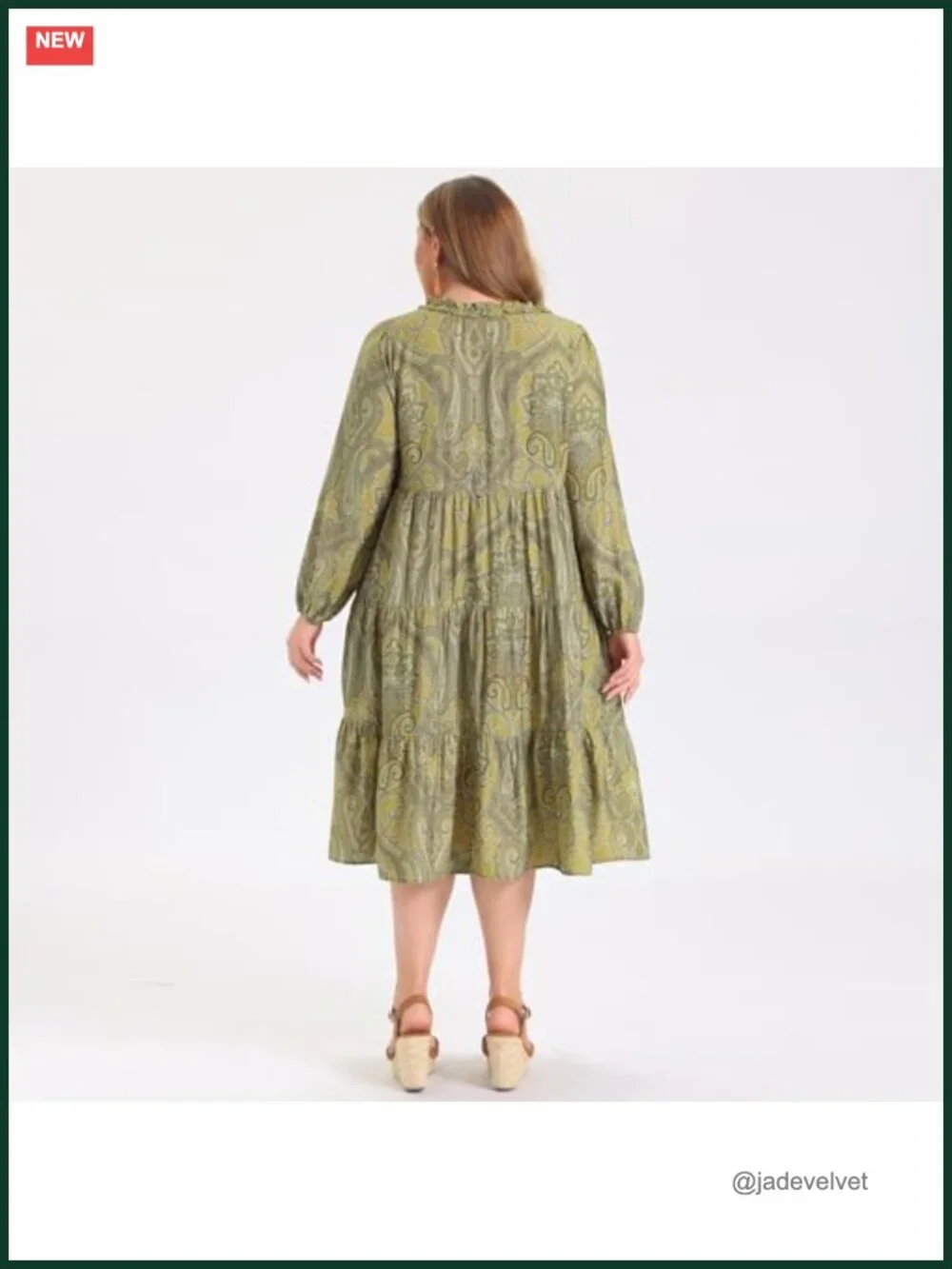 Plus Size Boho Maxi Dress Floral V-Neck Tiered A-Line with Pockets